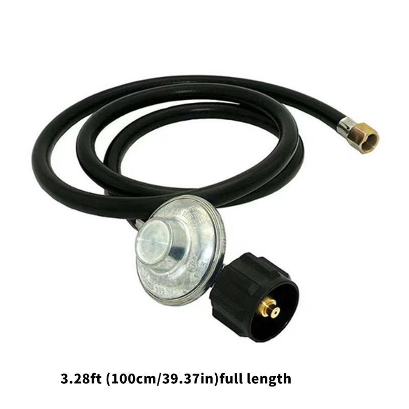 Efficient Gas Regulator with Hose Universal Gas Grill Regulator and Hose for Most Gas Grill Easy To Installation