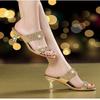 Fashion Women'S Summer Shoes For Women Fashion Sandals Women'S Sandals For Women Sandals 2025 Rhinestones Women Fine Heel Sandals