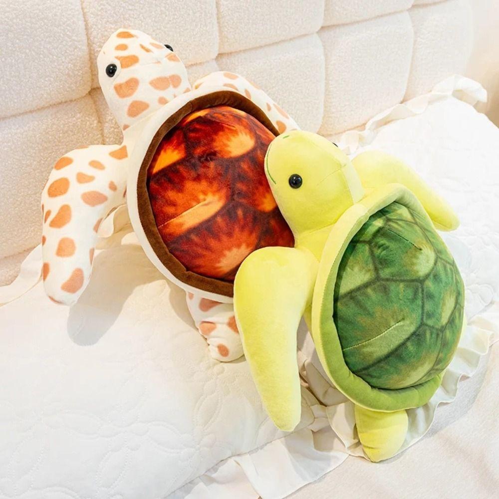 Soft Sea Tortoise Plush Toys Collection Turtle Animal Doll Animal Sea Turtle Pillow  Car Decor