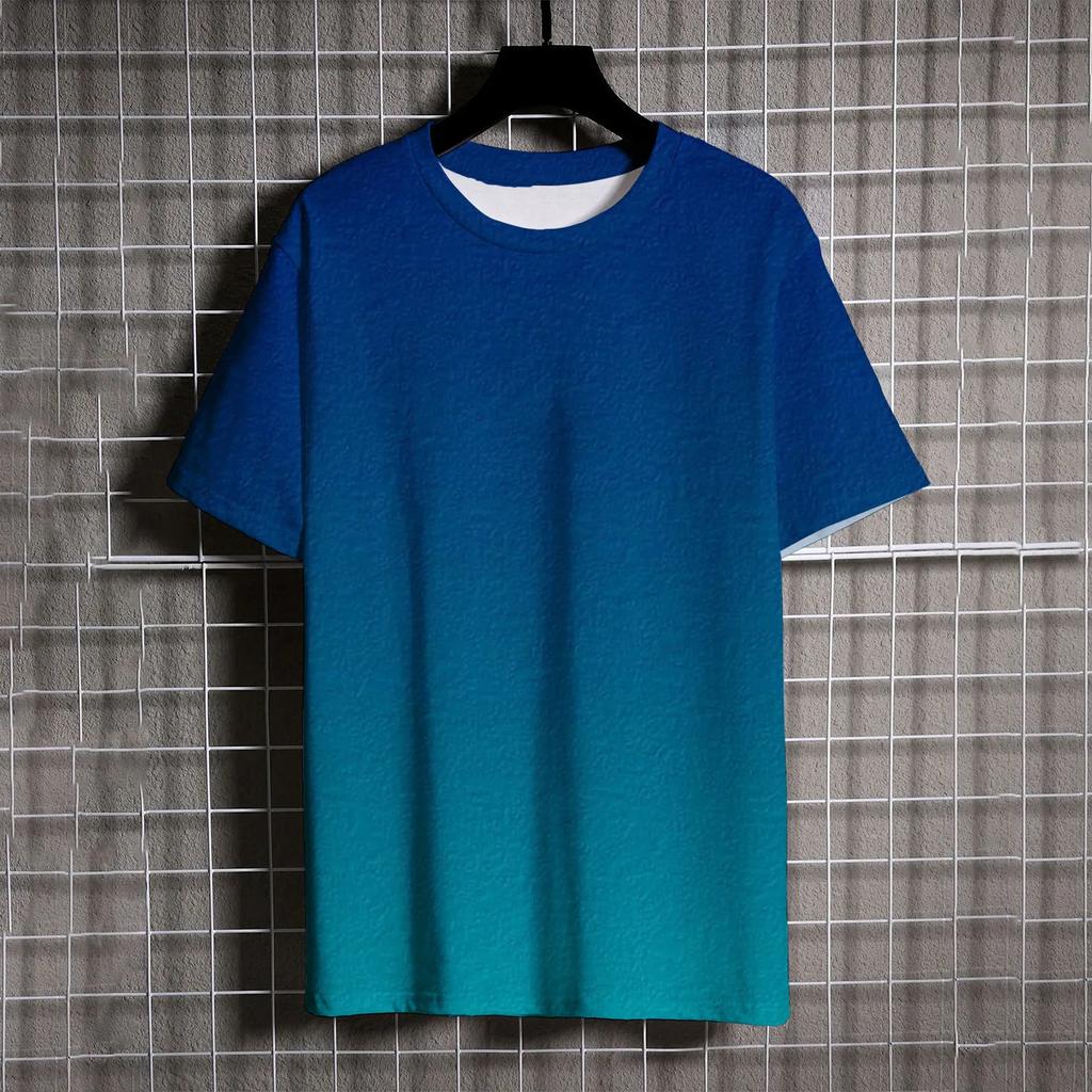 Men's Casual Tops Fashionable Harajuku Style Print Loose and Versatile Men's Short Sleeve Tee Oversized T-shirt Graphic T Shirts