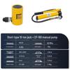 Split Ultra-Thin Hydraulic Cylinder: 5T, 10T, 20T, 30T, 50T, 100T - Extended and Short Types