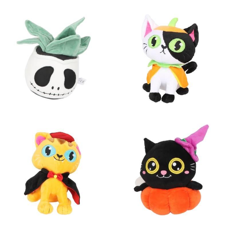 Cat Dark Series Plush Toy Cartoon Stuffed Doll Room Sofa Decoration Gift Kids