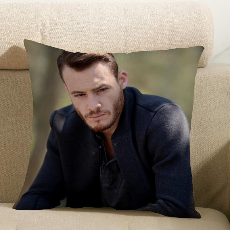 Yeni Gelen Kerem Bursin Yastık Kılıfı Yatak Odası Ev Dekoratif Yastık Kılıfı Kare Fermuarlı Yastık Kılıfları Saten Yumuşak Solmaz