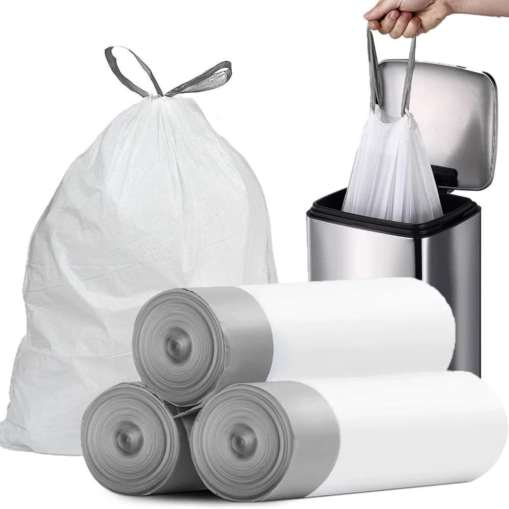 Extra Large Thickened Drawstring Garbage Bags, Tear-Resistant Portable for Home Kitchen Dorm, Heavy-Duty Household Trash Bags RQSL-BH-2519-51