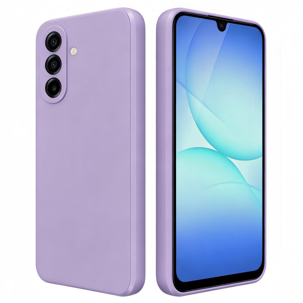 Noble Fashion Solid Colour Shockproof Protective Liquid Silicone Case For Samsung Galaxy A17 4G/5G