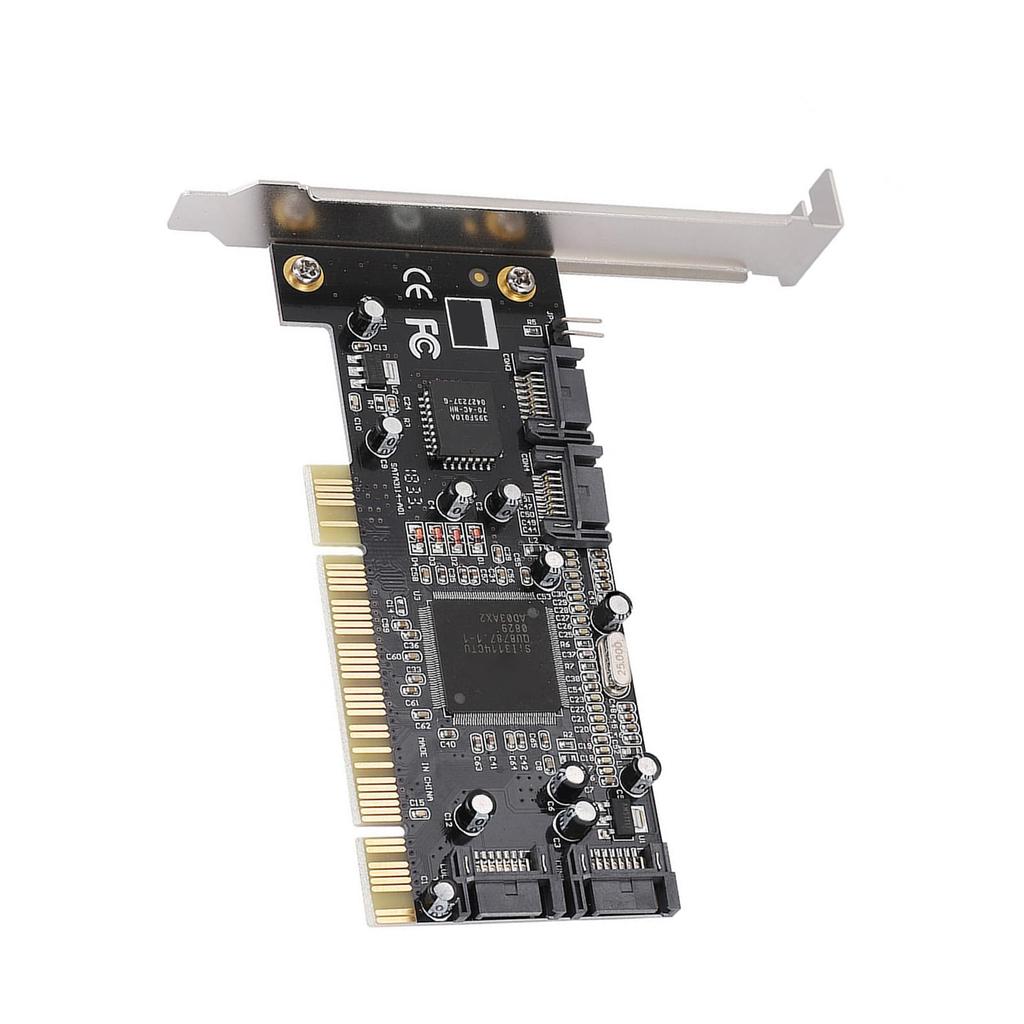 PCI-Controllerkarte mit Sil3114 Pset für 4 interne Ports 1,5 Gbit/s PCI 4-Port-Karte für Controller PCI 4-Controllerkarte für Hochgeschwindigkeits-Datenübertragung