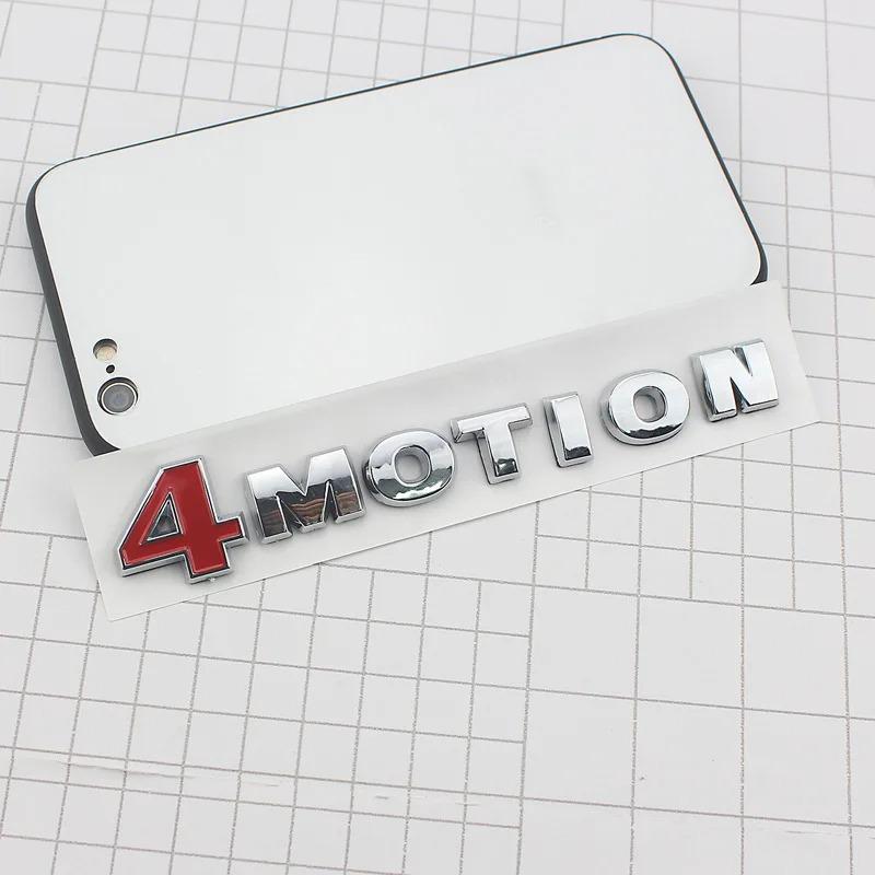 3D ABS Car Letters For VW Volkswagen Passat B6 Polo Tiguan Touareg Golf MK4 VW 4 MOTION Sticker 4MOTION Emblem Badge Accessories AY5