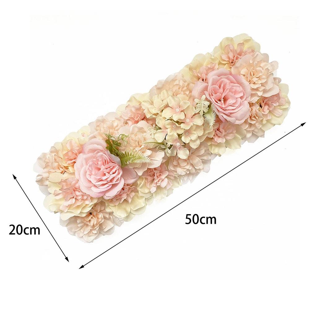 Artificial Flower Panel Flower Arrangements for Wedding Home Dining Table