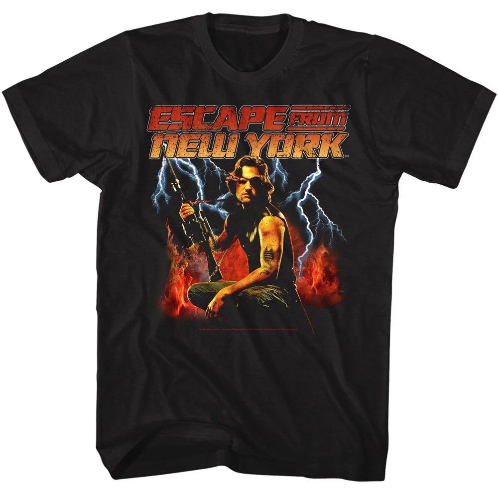 Escape From New York Flames And Lightning Movie Shirt 160