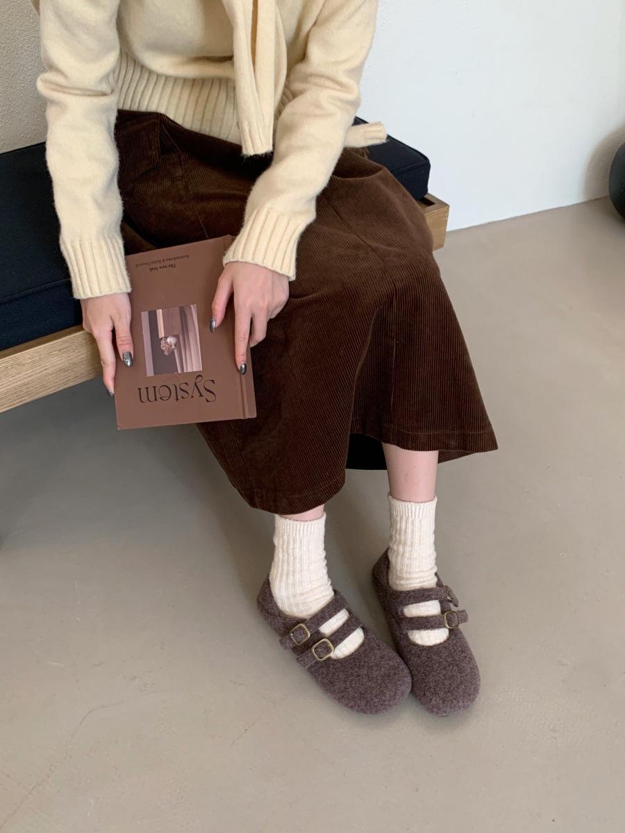 

Fashion retro inner height increase flat shoes children s shoes versatile outer wear 2025 autumn new non-slip Mary Jane shoes children 40 верблюд