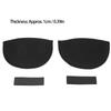 Shoulder Pads Soft Sponge Comfortable Anti Slip Reusable Thicken Shoulder Pads for Clothing Black