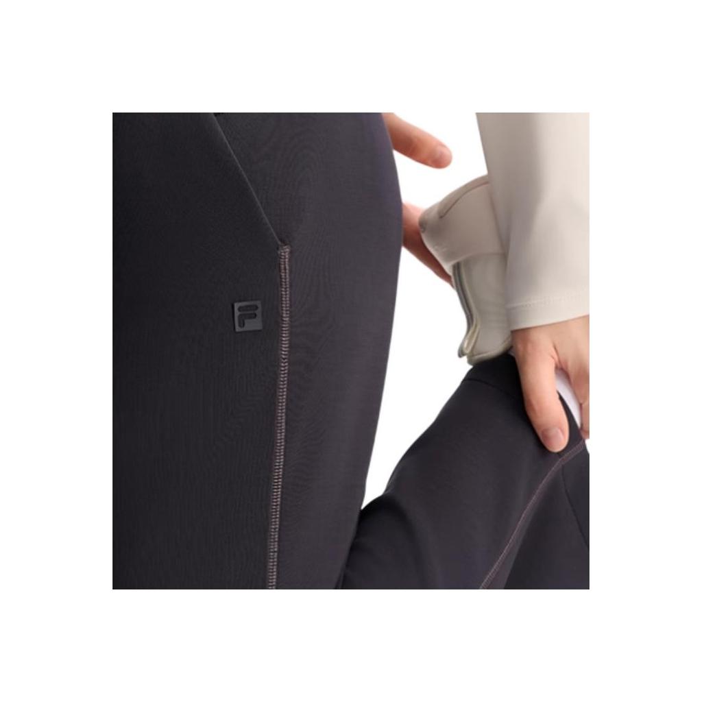 FILA A.P. Series Womens Outdoor Wide Leg Casual Fashion Comfortable Knit Sports Pants Women pants Midnight-Blue A11W441608F-DB