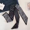 140*6cm Long Narrow Thin Scarf for Women Ins Trendy Tie Neckerchief Vintage Long Headband Bag Tie Decoration Fashion Accessories
