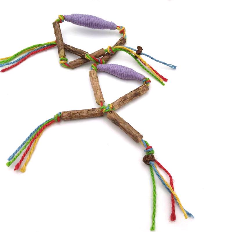 Interactive Cat Toy: Mint Bag Chew Rope for Self-Play, Teeth Cleaning, Bite-Resistant