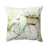 Lily Of The Valley Flowers Green Leaves Cushions Pillowcase Polyester Cushion Cover Throw Pillow Pillowcover Home Car Sofa Decor