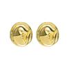 Women Fashion Same Style Stud Earrings Minimalist Temperament Minority Geometric Pleated Alloy Earrings For Women
