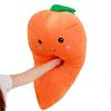 55/75cm Plush Carrot Pillows Soft Stuffed Creative Vegetables Toys With Smile 25-26