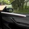 For Tesla Model Y Juniper 2025 Door Side Trim Strip Cover Plank Accessories 4PCS Car Door Interior Sticker Decorative U4B4