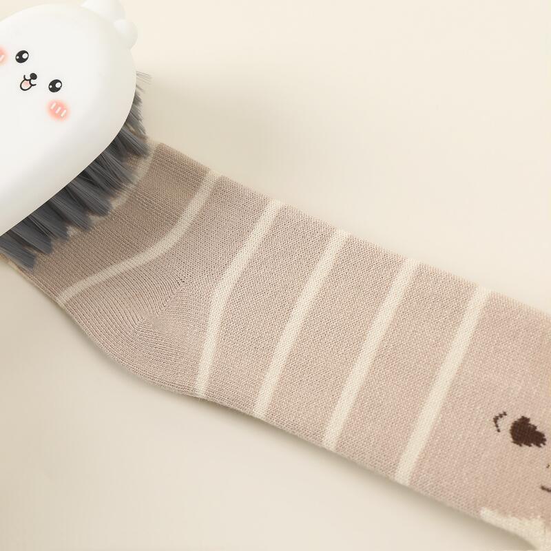 Cute Stripe Socks For Kids Long Tube Socks 0-5Year Boys Girls Baby Cotton Sock Autumn Winter Warm Stockings Children Footwear
