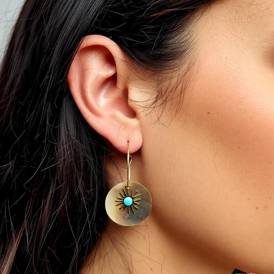 Natural Shell Earrings, Niche Personality, Exaggerated Design Sense, High-end Feeling, Earrings Accessories for Women