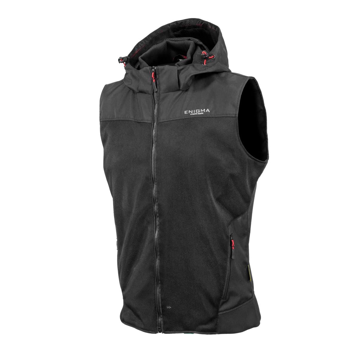 

Enigma 25-005 EN-005 Мотоциклетный жилет Axiom для весны, лета и осени, протектор CE уровня 2, сетка, черный, S Small чёрный