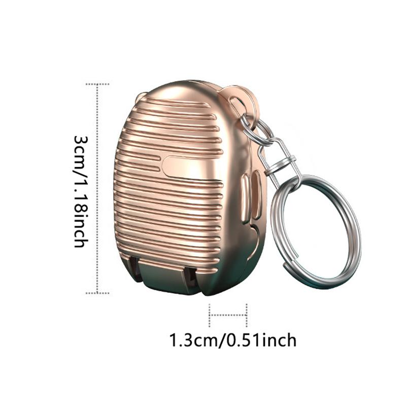 Mini All Steel Foldable Nail Clipper Travel Portable Nail Clipper With Keychain Manicure Tool