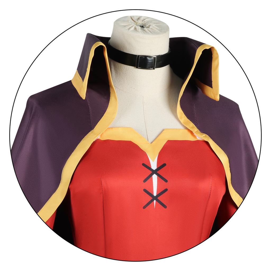 Anime Figures Megumin Cosplay Costume Carnival Uniform Dress Hat Glove Accessories Halloween Costume Party For Girls Women