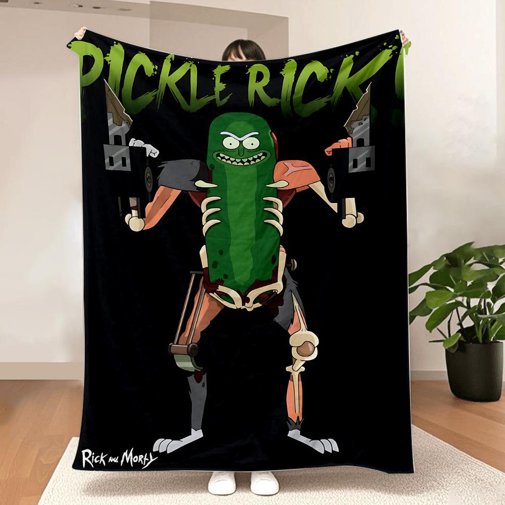 Halloween blanket Cartoon printed bear blanket Animation peripheral blanket Sofa blanket