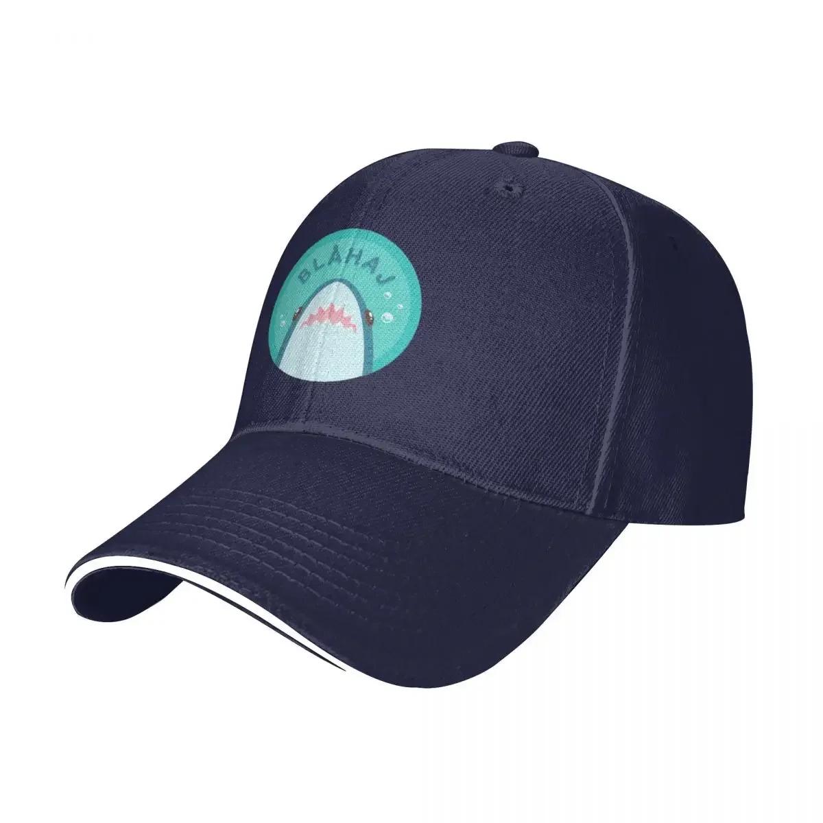 

Blahaj Blue Shark Hiking Baseball Caps Women Personalized Male Beach Sunscreen Hat Snapback Cap One Size