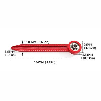 Jauge de traçage pour menuiserie Compas de dessin circulaire pour menuiserie Règle de trou de menuiserie Jauge de traçage de précision Outil de mesure de marquage