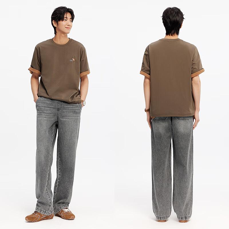 Semir Men's Retro Loose Straight-Leg Denim Jeans