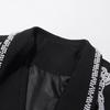 2025 Summer High-End European & American Style Suit: Heavy Beading, Hot Diamond, Versatile Jacket