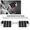Refit Foot Pedals Rubber Lion Paw Foot Pegs For Motorbike Softail Dyna