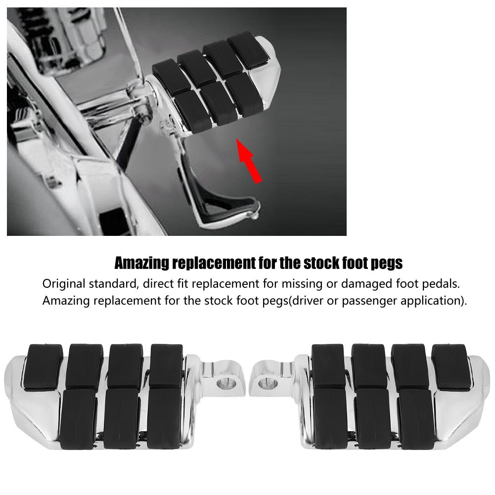 Refit Foot Pedals Rubber Lion Paw Foot Pegs For Motorbike Softail Dyna