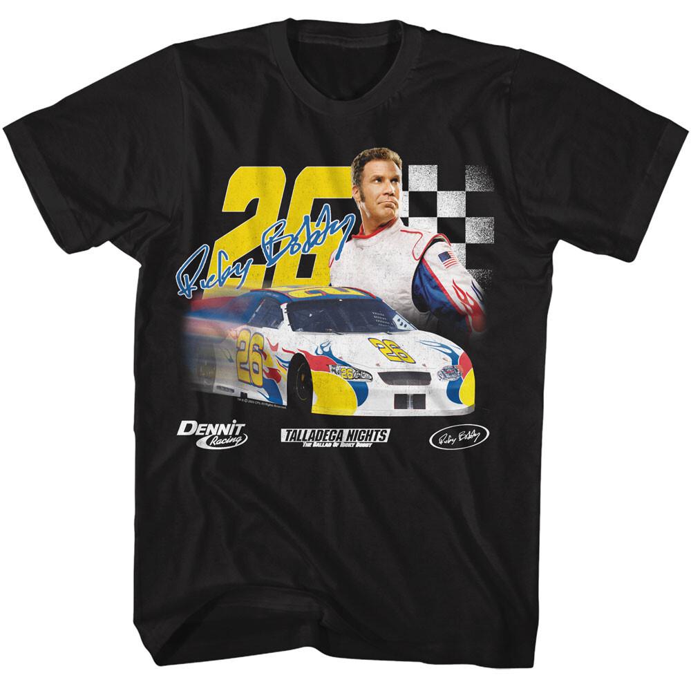 Talladega Nights Movie Dennit Racing #26 Ricky Bobby Men s T Shirt Unisex T-Shirt S