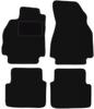 Czarne welurowe dywaniki podłogowe do: Renault Megane II Kombi, Grandtour (2002-2008)