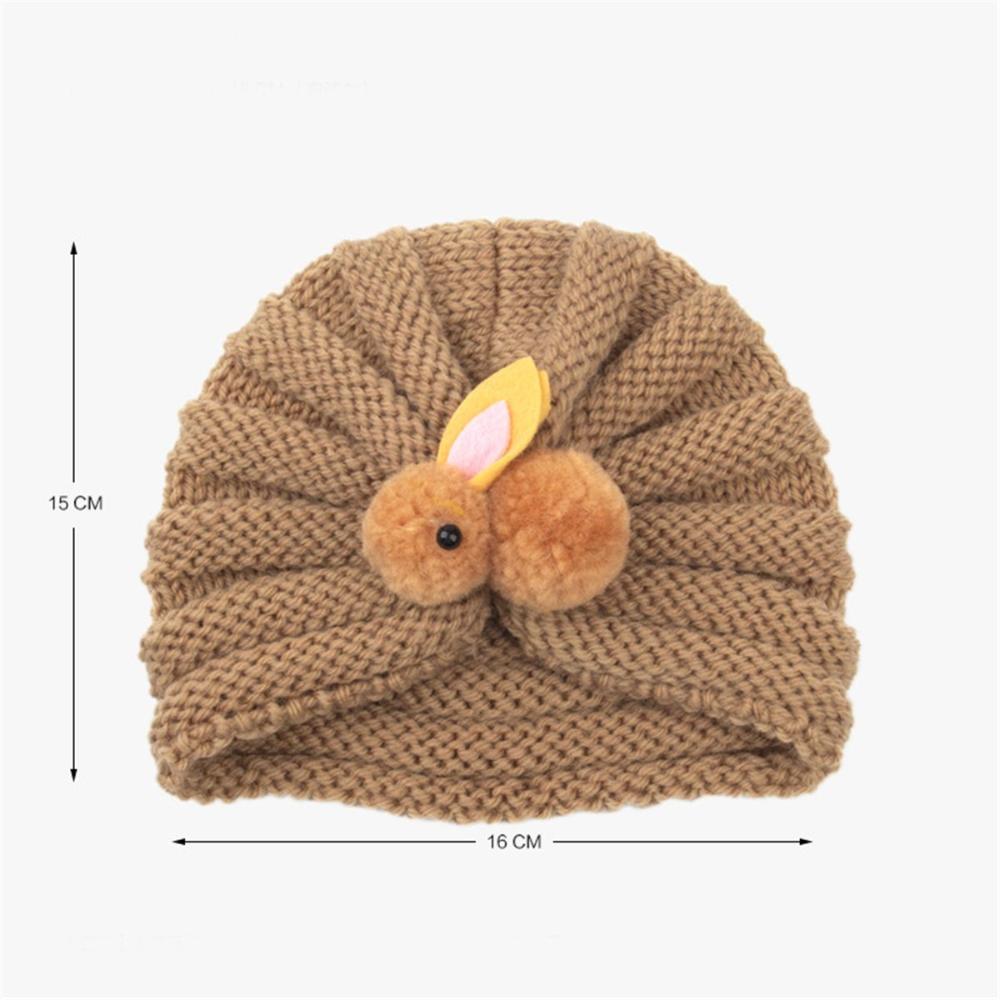 Boys Cold Weather Winter Children Cute Rabbit Cap Children Knitted Hats Kids Winter Beanies Crochet
