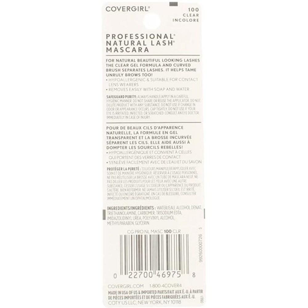 Covergirl Natural Lash Mascara, Clear, 1 Piece