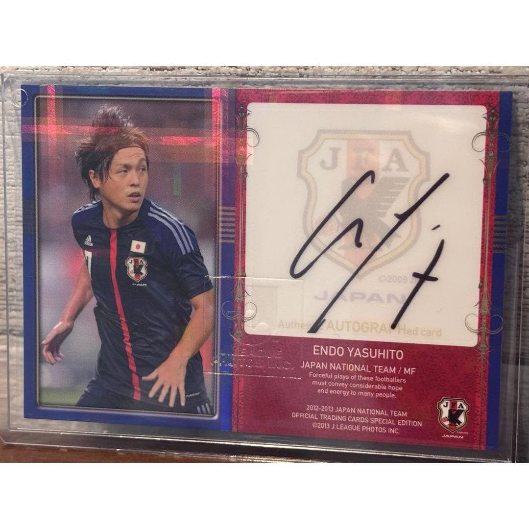 Yasuhito Endo Autographed Card 26/50 Japan National Team J League Gamba Osaka