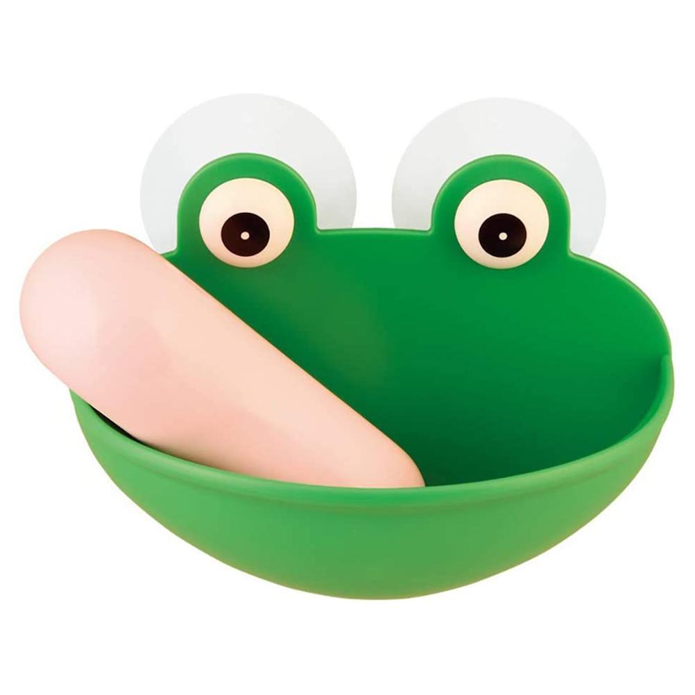 Cartoon Frog Suction Cup Wall Mounted Soap Holder