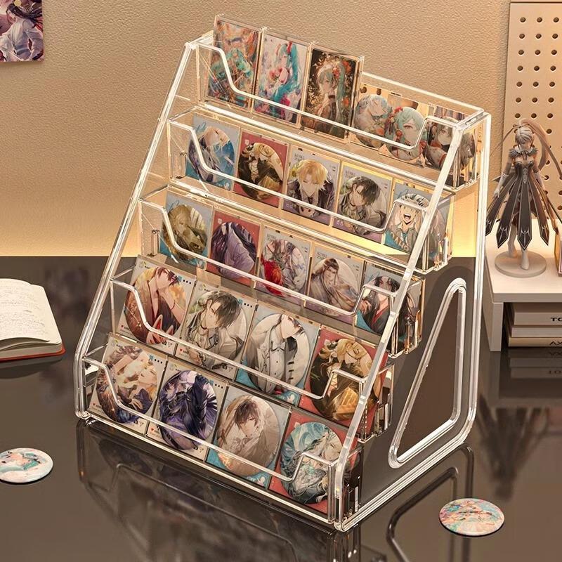 Acrylic Tiered Badge Display Stand