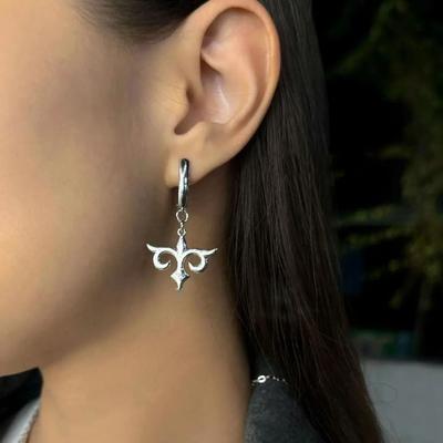 Etnische Stijl Retro Gepersonaliseerde Oorbellen, Niche Nomadische Etnische Hanger, Veelzijdige Oorbellen