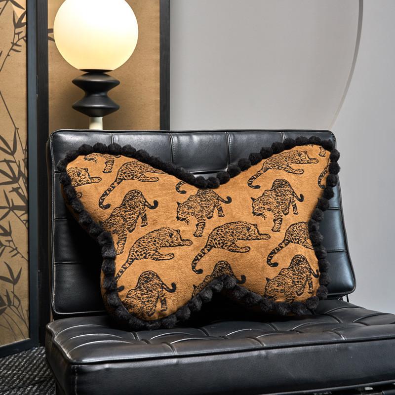 Modern Butterfly Decorative Pillow With Cotton Linen Cover For Bedroom And Sofa Comfort