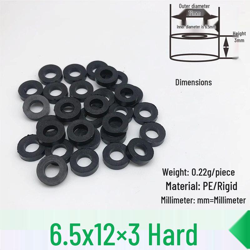 Heightening Pad: 0.5-2CM Thick Plastic Washer Gasket
