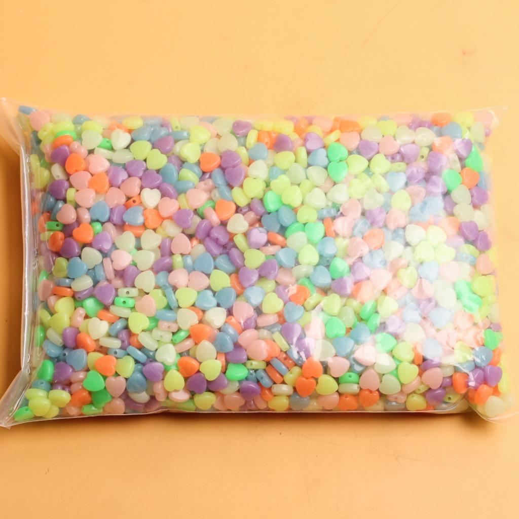 Ca. 2600 Stück Acryl Einfarbig Kreative Handgemachte Materialien Gelee-Farbe Schmuckherstellung für Halskette Armband Ohrringe Liebe Lose Perlen