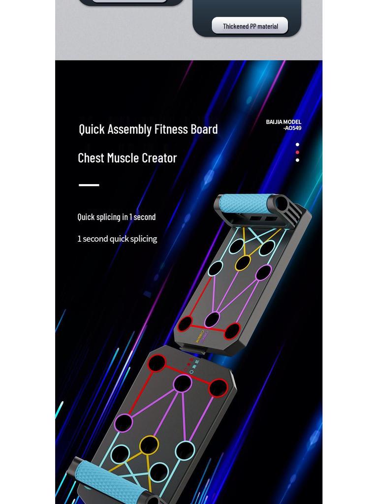 Multifunctional Push-up & Abdominal Muscle Trainer for Home Fitness