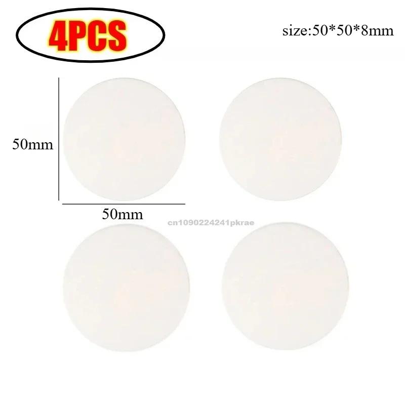Door Stoper Soft Silicone Non-slip Door Stopper Muffler Wall Protector Self-adhesive Door Handles Bumper Protective Plug