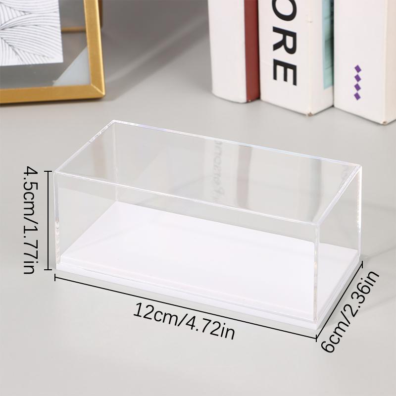 

1:64 масштабная коробка для демонстрации моделей автомобилей прозрачный акриловый пылезащитный чехол твердый чехол коллекционная миниатюрная фигурка игрушка защита 106*46*46