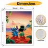 Disney Lilo & Stitch digital oil painting diy coloring handpainted filling home decoration gift canvas wall art for living room decor