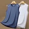 Men's Quick-Dry Sports Vest & Loose Summer T-Shirt - Plus Size, Ice Silk, Sleeveless & Short Sleeve Options